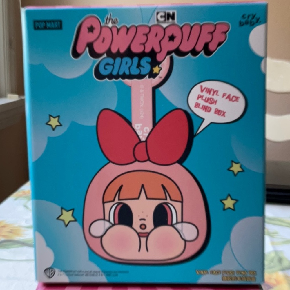 😭 POP MART CRYBABY x Powerpuff Girls Vinyl Face Plush Blind Box😭 NWT 😭